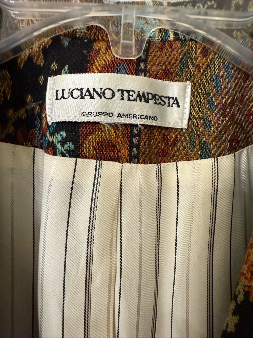 Multicolor Patterned women's Blazer - Picture 2 of 4